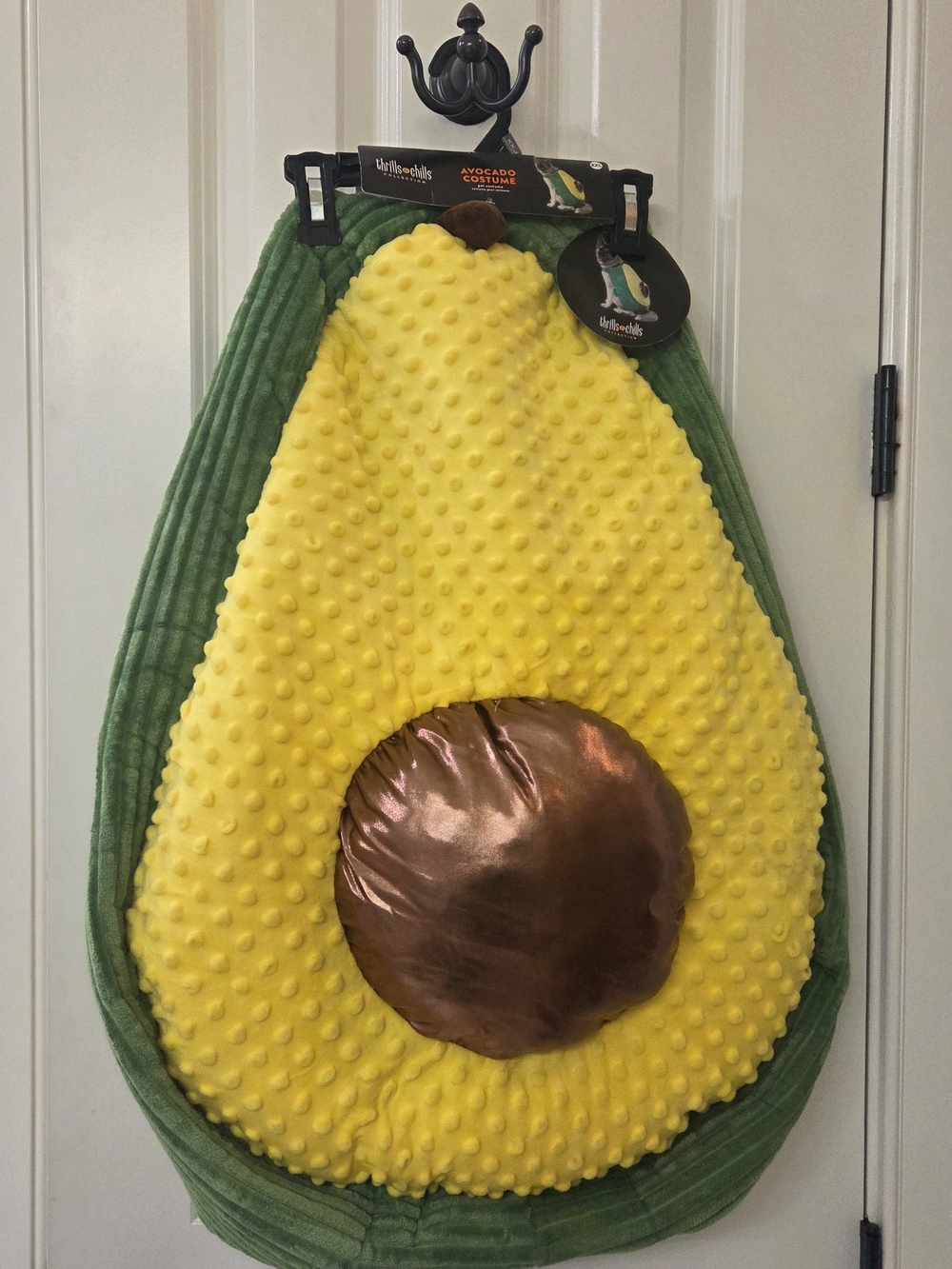 Avocado Costume Plush Yellow & Green Party Prop